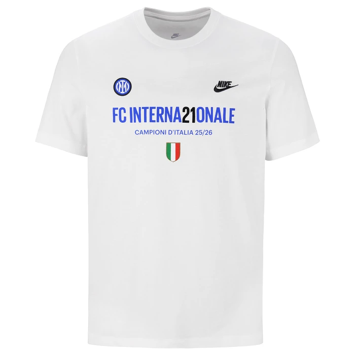 INTER NIKE CAMPIONI D'ITALIA 2025/26 T-SHIRT