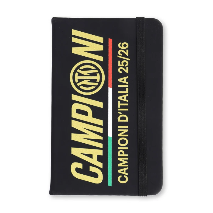 INTER CAMPIONI D'ITALIA 2025/26 NOTEBOOK