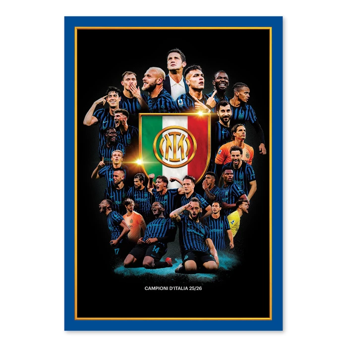 INTER CAMPIONI D'ITALIA 2025/26 MAXI CARD