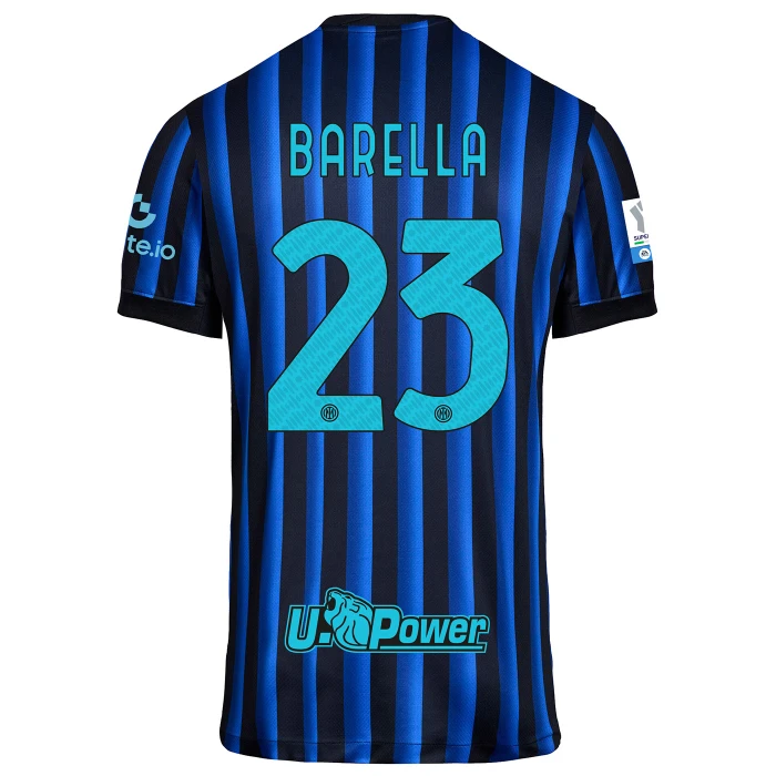 FC INTER HOME SUPERCUP JERSEY 2025 - BARELLA 23