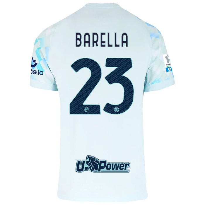 FC INTER AWAY SUPERCUP JERSEY 2025 - BARELLA 23