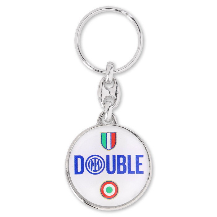 INTER DOUBLE ROUND KEYRING