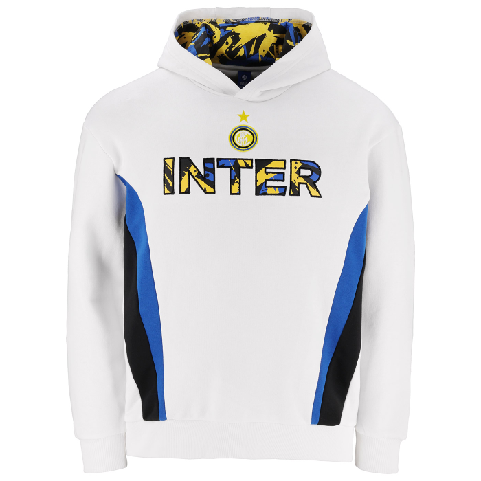 INTER RETRO COLLECTION WHITE HOODIE