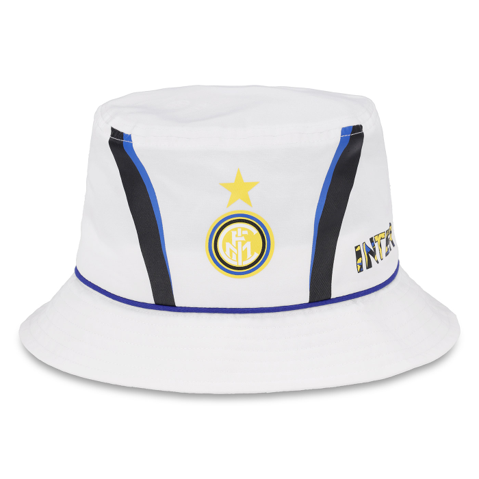 INTER RETRO COLLECTION WHITE BUCKET HAT