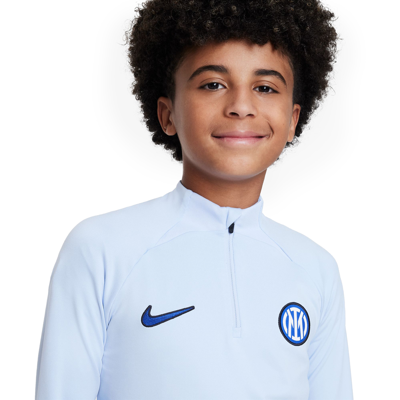 Inter Milan Nike Strike Drill Top - Light Blue